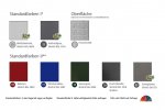 Erlau Bank Charisma Harmony 180 ohne Rückenlehne lieferbare Stahlfarben (Zoom)