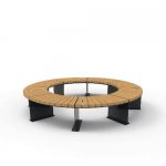 Erlau CityLine Bank Luna 90° Element Iroko CityLine Bank Luna 90° Element Iroko  (Zoom)