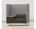 Betzold Soft-Seating BE SOFT Einzelsitz mit Tisch, grau Soft-Seating BE SOFT Einzelsitz mit Tisch, grau (Zoom)