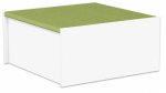 Betzold EduCasa Podest - Quadrat 75 x 75 cm weiß, limette (Zoom)