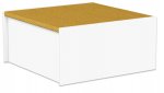 Betzold EduCasa Podest - Quadrat 75 x 75 cm weiß, gelb (Zoom)