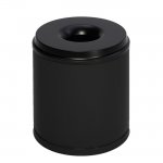 VAR Papierkorb, feuersicher, 30 Liter Papierkorb, feuersicher, 30 Liter, schwarz (Zoom)