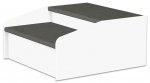 EduCasa Podest - Stufe 75 x 75 cm weiß, grau (Zoom)