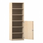 Flexeo Schrank, 6 Fcher, 1 Halbtr, Breite 64,1 cm