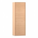 Flexeo Schrank, 3 große Schubladen, 3 Fächer, Breite 64,1 cm Buche hell Rückseite (Zoom)