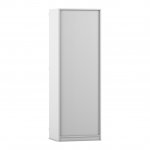 Flexeo Schrank, 3 große Schubladen, 3 Fächer, Breite 64,1 cm grau Rückseite (Zoom)