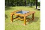 Wisdom Outdoor Matschanlage 3er Set Outdoor-Sand- & Wassertisch, quadratisch (Zoom)
