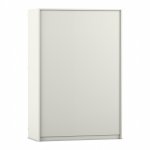 Flexeo Garagenschrank PRO, 3 Rollcontainer, 12 Boxen Gr, M, 2 Fächer weiß Rückseite (Zoom)