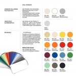 Conen Infosäule mit Lochblech und Schrägablagen Stahl-Farben (Zoom)