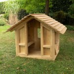 Baumann + Trapp Spielhaus Robinchen ohne Terrasse stabile Konstruktion (Zoom)