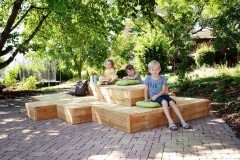 Baumann + Trapp L�mmel-Stufendeck f�r den Au�enbereich
