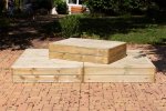 Baumann + Trapp Lümmel-Stufendeck für den Außenbereich Set aus 5 gleich großen Kastenelementen (Zoom)