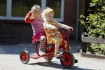 Winther VIKING Taxi Dreirad für zwei und mehr Kinder  (Zoom)
