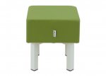 Betzold Hocker essBAR, quadratisch, 40 x 40 cm stabile Konstruktion mit 4 Bein-Stahlgestell (Zoom)