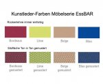 Betzold Wandelement Kunstleder lieferbare Farben für das Kunstleder (Zoom)