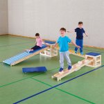 Erzi Balancierparcours Sportbox ideal zum Aufbau von abwechslungsreichen Bewegungsparcours (Zoom)