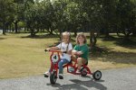 Wisdom Power-Dreirad Taxi großer Fahrspaß für 2 Kinder (Zoom)