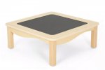 Wisdom Bodentisch "Owlaf" mit Kreidetafel praktischer Bodentisch zum Spielen und Malen (Zoom)