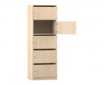 Flexeo Schliefachschrank, 5 Fcher mit Briefschlitzen, Breite 64,1 cm