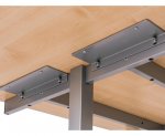 Flexeo Schreibtisch (Breite 100 cm) Befestigung Tischplatte 2 (Zoom)