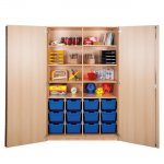 Conen Hochschrank breit mit 12 hohen Ergo Tray Boxen