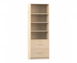 Flexeo Schrank, 2 groe Schubladen, oben 4 Fcher = 6 Ordnerhhen
