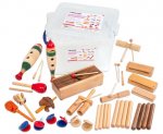 Betzold Musik Holzklang-Gruppenset mit 25 Instrumenten