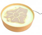 Betzold Lichttisch, rund Betzold Lichttisch rund Farbe gelb Beispiel (Zoom)