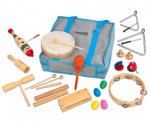 Betzold Musik Rhythmik-Tasche mit 19 Instrumenten