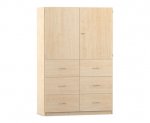 Flexeo Schrank, 6 große Schubladen, 6 Fächer, 2 Türen, Breite 126,4 cm  (Zoom)