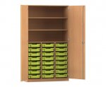 Flexeo Hochschrank PRO, 3 Reihen, 24 Boxen Gr. S, 3 Fächer  (Zoom)