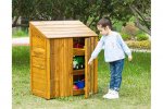 Wisdom Outdoor-Schrank mit geschlossenen Türen stabiler Regalschrank für den Außenbereich (Zoom)