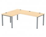 Flexeo Schreibtisch (Breite 200 cm) mit Anbau Schreibtisch 5 (Zoom)
