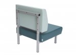 Betzold essBAR Lounge Sessel stabiles Stahlgestell mit bequemem Sitz- und Rückenpolster (Zoom)