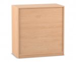 Flexeo Schiebetürenschrank, 4 Fächer, Mittelwand, Breite 94,4 cm  (Zoom)