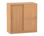 Flexeo Schiebetürenschrank, 4 Fächer, Mittelwand, Breite 94,4 cm  (Zoom)