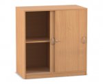 Flexeo Schiebetürenschrank, 4 Fächer, Mittelwand, Breite 94,4 cm  (Zoom)