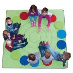 Dusyma Spielteppich Mandala Spielteppich Mandala 5 (Zoom)