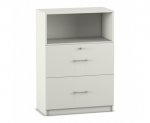 Flexeo Schrank, 2 große Schubladen, oben 1 Fach = 3 Ordnerhöhen  (Zoom)