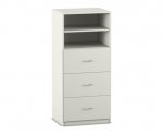 Flexeo Schrank, 3 große Schubladen, 2 Fächer, Breite 64,1 cm  (Zoom)