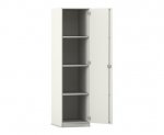 Flexeo Polsterhockerschrank hoch, 4 Fächer, 1 Tür  (Zoom)