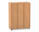 Flexeo Regalschrank PRO, 3 Reihen, 6 Boxen Gr. M, 8 Fächer, 2 Türen  (Zoom)