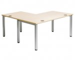 Flexeo Schreibtisch (Breite 160 cm) mit Anbau  (Zoom)