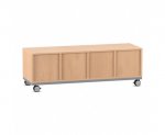 Flexeo Regal PRO, Stahlrahmen, 4 Reihen, 12 Boxen Gr. S  (Zoom)