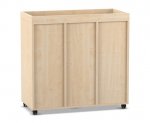 Flexeo Regal PRO, 3 Reihen, 24 Boxen Gr. S, Aufkantung  (Zoom)
