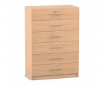 Flexeo Schrank, 6 kleine Schubladen = 3 Ordnerhöhen  (Zoom)