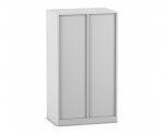 Flexeo Schulranzenregal PRO, 2 Reihen, 4 Boxen Gr. S, für 4 Schulranzen  (Zoom)