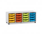 Flexeo Regal PRO, 4 Reihen, 16 Boxen Gr. S  (Zoom)