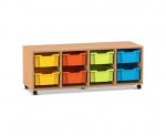 Flexeo Regal PRO, 4 Reihen, 8 Boxen Gr. M  (Zoom)