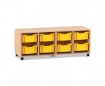 Flexeo Regal PRO, 4 Reihen, 8 Boxen Gr. M  (Zoom)